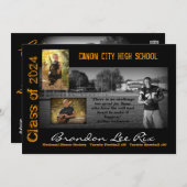 CCHS Tiger2 Abschluss Einladung (Vorne/Hinten)