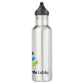 CCL Logo-Wasser-Flasche (24 Unze), Edelstahl Trinkflasche (Rechts)