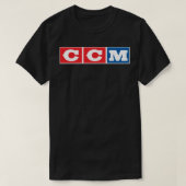 CCM Retro Ice Hockey Logo 2 Essenzieller T - Shirt (Design vorne)