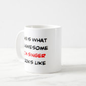 CCM-Sängerin, phantastisch Kaffeetasse (Vorderseite Links)