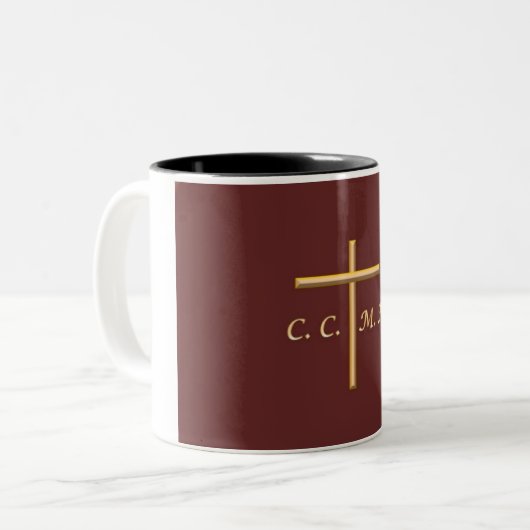 CCMH-Tasse Zweifarbige Tasse (Vorderseite Links)