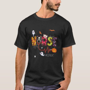 Ccn Krankenschwester Halloween Geist Spinne Intens T-Shirt