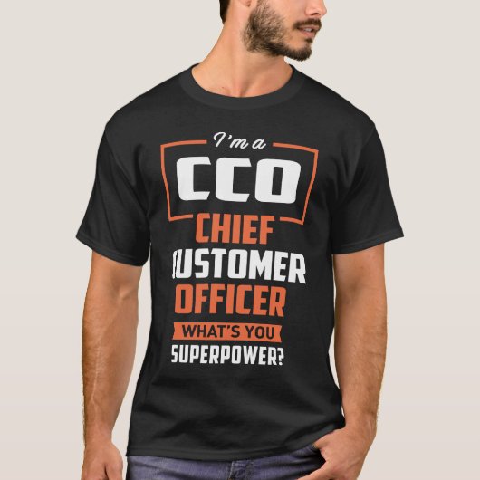 CCO - Chief Customer Officer T-Shirt (Vorderseite)