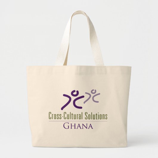 CCS Ghana Taschen-Tasche Jumbo Stoffbeutel (Vorne)