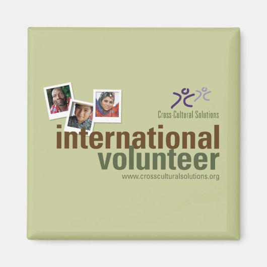 CCS International Volunteer Magnet (Vorne)