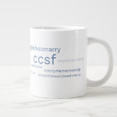 CCSF Blue Hashtag 20-oz. Tasse (Rechts)