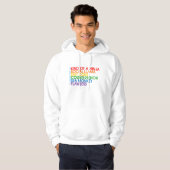 CCST Regenbogen-Kapuzenpulli Hoodie (Vorne ganz)