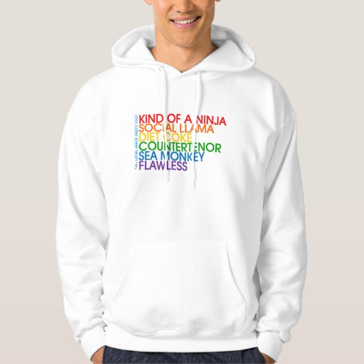 CCST Regenbogen-Kapuzenpulli Hoodie (Vorderseite)