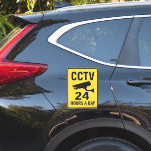 CCTV 24 Stunden Sicherheitsüberwachungsschild Aufkleber