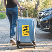 CCTV 24-Stunden-Überwachungs-Warnschild Aufkleber (Koffer Insitu)