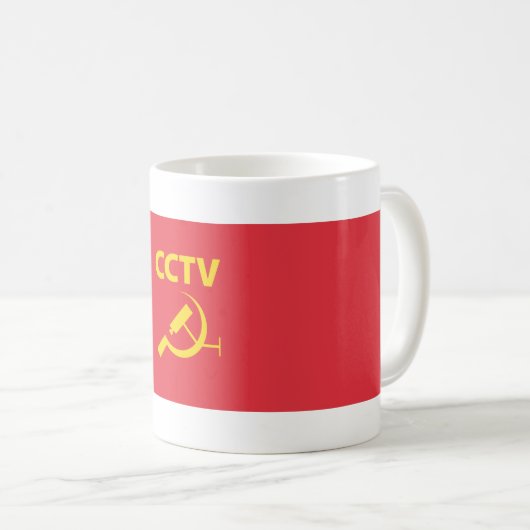 CCTV Flag.ai Kaffeetasse (VorderseiteRechts)