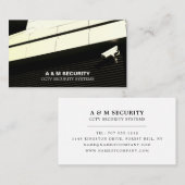 CCTV-Kamera, Sicherheitskamera-Dienst Visitenkarte (Vorne/Hinten)