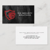 CCTV-Sicherheitskamera | Überwachungstechnik Visitenkarte (Vorne/Hinten)