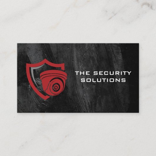 CCTV-Sicherheitskamera | Überwachungstechnik Visitenkarte (Vorderseite)