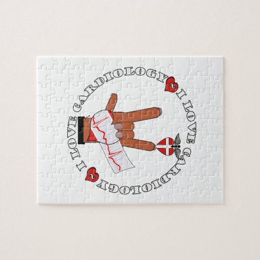 CCU - I LOVE CARDIOLOGY - ASL HAND SIGN PUZZLE (Horizontal)