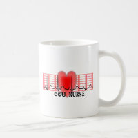 CCU-Krankenschwester-Geschenk Ekg Papier und Herz