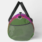 CD1FE646 Abstrakte digitale Glitch-Art-Gitternetz- Duffle Bag (Rechts)