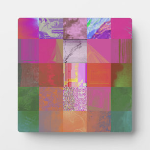 CD1FE646 Abstrakte digitale Glitch-Art-Gitternetz- Fotoplatte