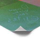 CD1FE646 Abstrakte digitale Glitch-Art-Gitternetz- Poster (Ecke)