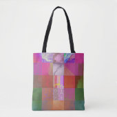 CD1FE646 Abstrakte digitale Glitch-Art-Gitternetz- Tasche (Vorderseite)