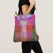 CD1FE646 Abstrakte digitale Glitch-Art-Gitternetz- Tasche (Von Nahem)