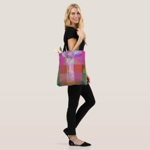 CD1FE646 Abstrakte digitale Glitch-Art-Gitternetz- Tasche