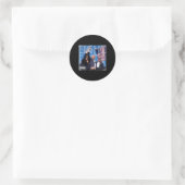 CD-Abdeckung bekämpfen Runder Aufkleber (Tasche)