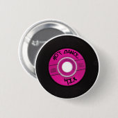 CD-Button "HEY DANCE MIX" Button (Vorne & Hinten)