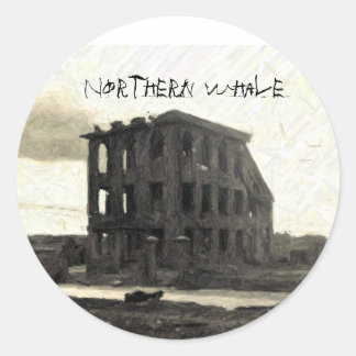 CD-COVER-Aufkleber Runder Aufkleber