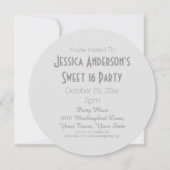 CD-DVD-Album 16 . Geburtstag Einladung (Rückseite)