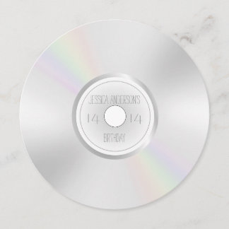 CD-DVD-Album Geburtstag Einladung