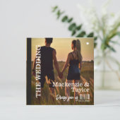 CD Foto Cover Hochzeit Einladung (Stehend Vorderseite)
