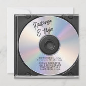 CD Foto Cover Hochzeit Einladung (Rückseite)