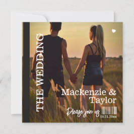 CD Foto Cover Hochzeit Einladung