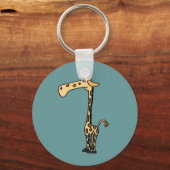 CD - Funny Sad Giraffe Schlüsselanhänger (Vorderseite)