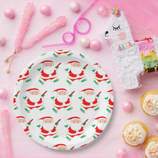 CD Golf Weihnachtsfeier Pappteller (Party)