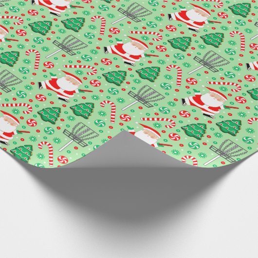 CD Golf Weihnachtsgeschenk Wrapping Paper Geschenkpapier (Ecke)