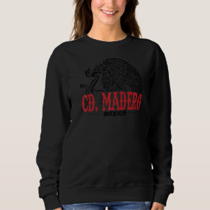 Cd Madero Mexico Eagle Retro Vintage Distressed Sweatshirt