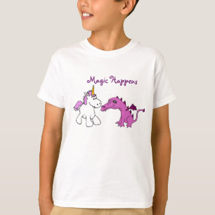 CD Magie geschieht Unicorn und Drache-Shirt T-Shirt
