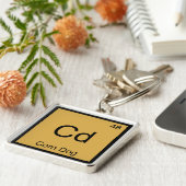 Cd - Maishund - Funny Chemistry Element Symbol T-S Schlüsselanhänger (Seite)
