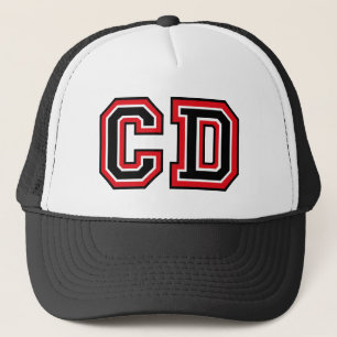 "CD" Monogramm Truckerkappe