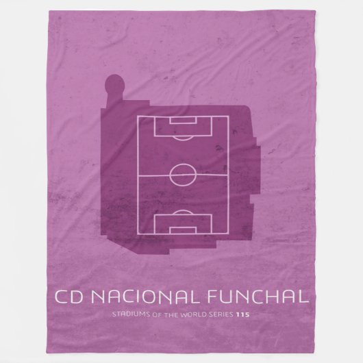 CD Nacional Funchal Kunst Fleecedecke (Vorderseite)
