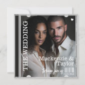 CD Photo Cover Wedding Einladung (Vorderseite)