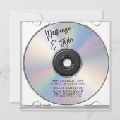 CD Photo Cover Wedding Einladung (Rückseite)