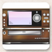 CD-Player Getränkeuntersetzer (Vorderseite)