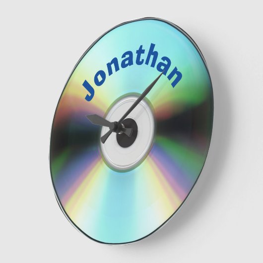 CD Retro 90er-Imitate Große Wanduhr (Winkel)