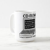 CD-ROMkaffee-Tasse Kaffeetasse (Vorderseite Links)