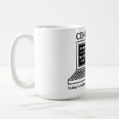 CD-ROMkaffee-Tasse Kaffeetasse (Links)