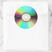 CD Round Stickers (Tasche)