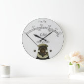 CD V-700 Geiger Counter Face Clock Große Wanduhr (Zuhause)